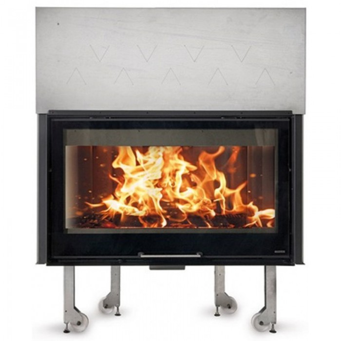 Каминная топка Nordica Monoblocco 1300 H 800 Piano Crystal